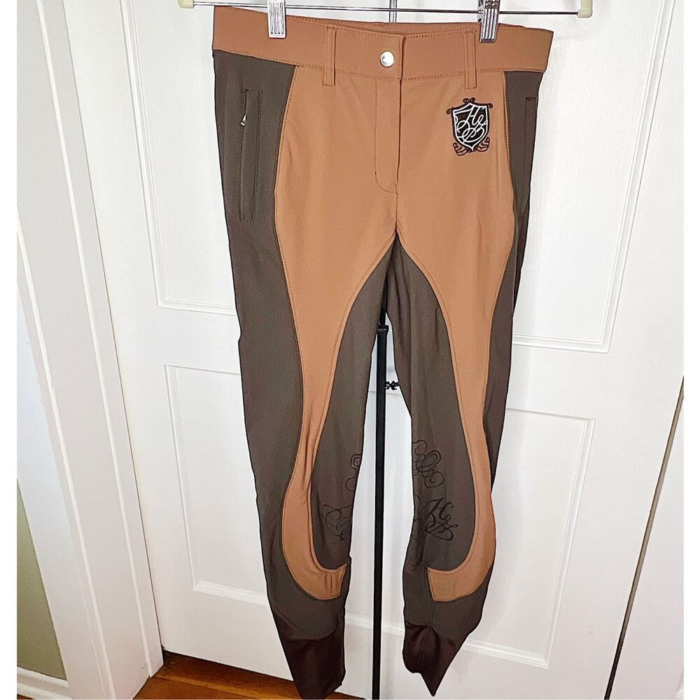 Horze Crescendo Kiana Full Seat Breeches Dark Brown/Cocoa Brown Size 26